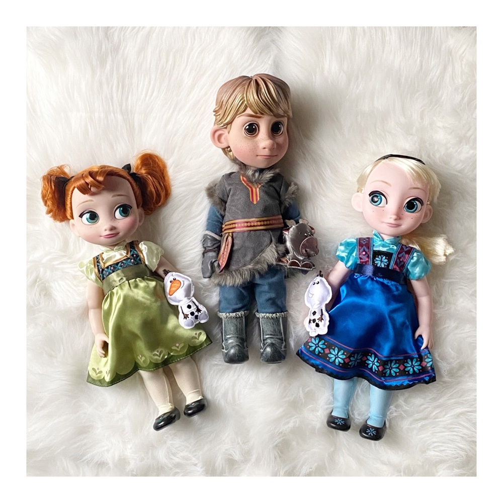 Disney Animators' Collection 3 Frozen 16” Dolls - Picture 1 of 16